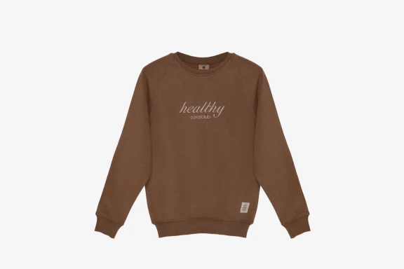 Свитшот унисекс, коричневый